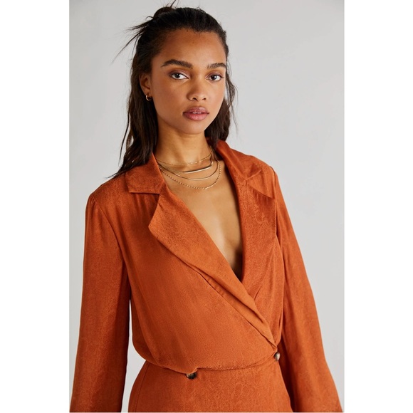 FREE PEOPLE • Simone Dress in Cinnaber - Picture 2 of 16